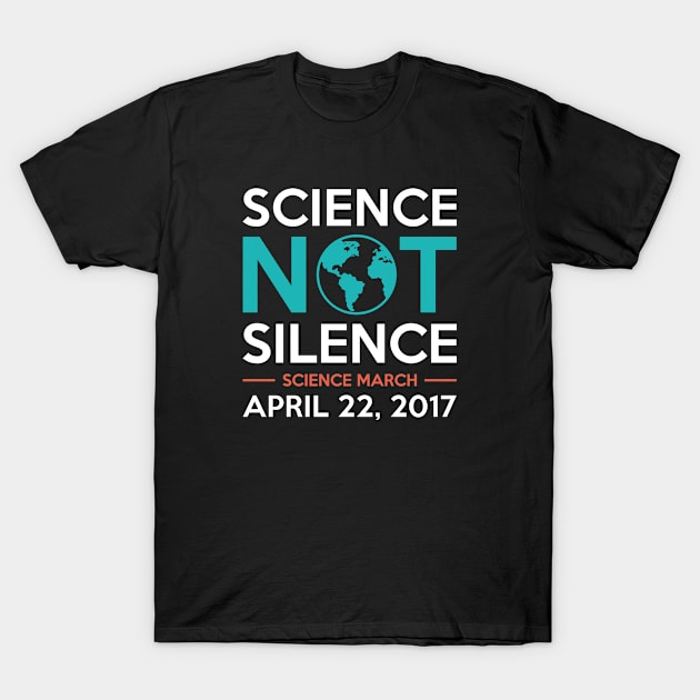 Science Not Silence T-Shirt by VectorPlanet